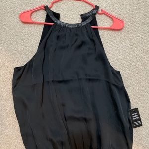 Black body suit blouse